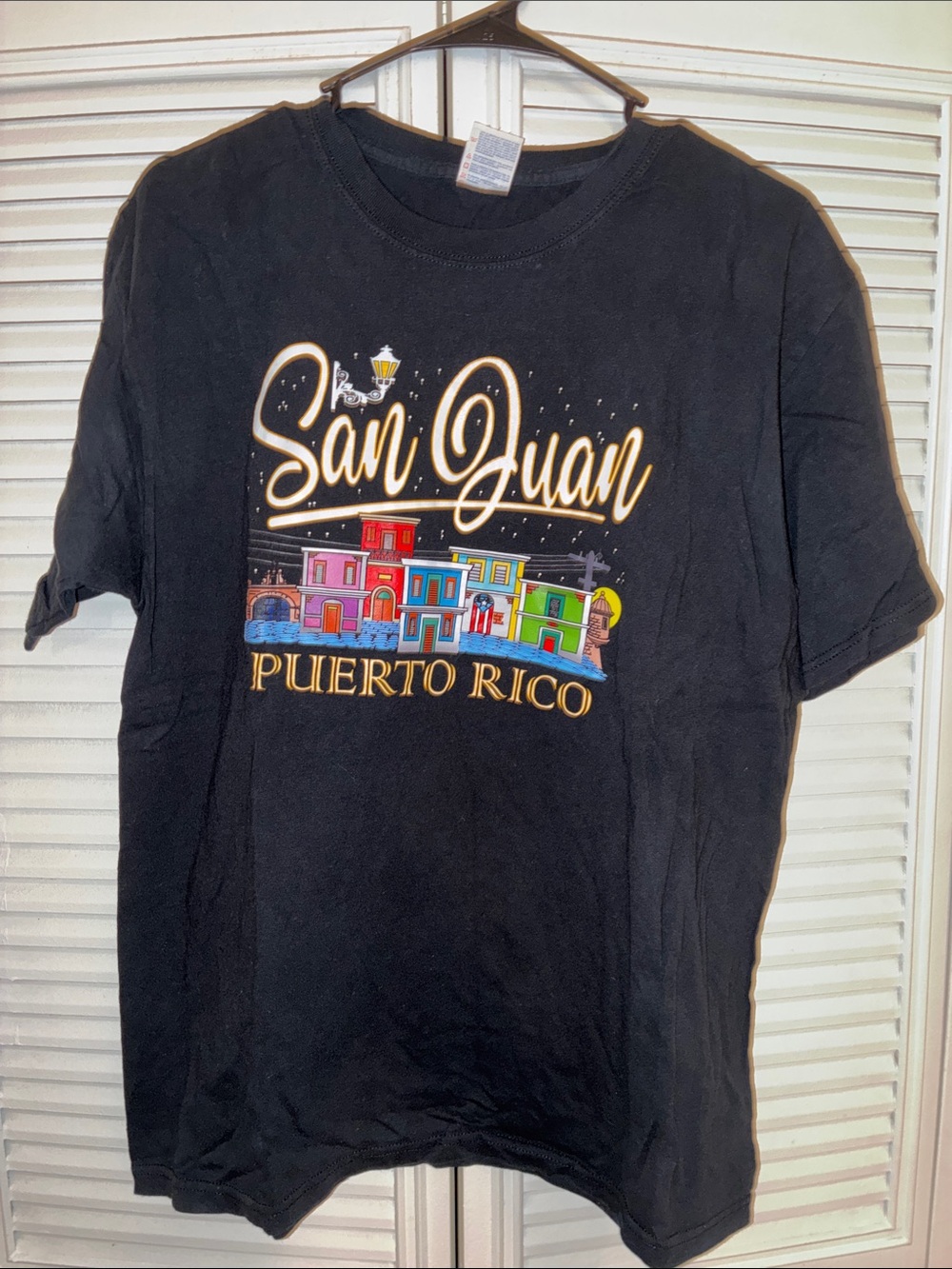 San Juan Puerto Rico Kids Black Graphic Tee